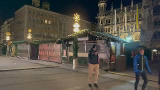 Wow  Party Over  Munich Germany After Christmas Markets Closed [upl. by Aicrop]