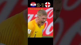 Croatia vs England • World Cup 2018 😍🔥 shorts football [upl. by Bigelow]