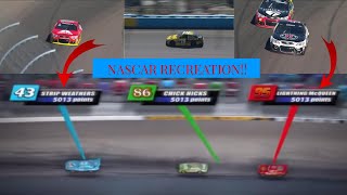 CARS opening race Nascar remake [upl. by Tamis]