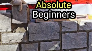 DIY Stone work For Absolute Beginners Diy Tips [upl. by Heddy]