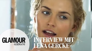 GLAMOUR Interview I Lena Gercke  das Model über Liebe Looks amp Lieblingslieder [upl. by Nathanson438]