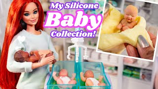 Let’s Compare All My Mini Silicone Babies amp DIY Baby Food Jars And Board Books [upl. by Sedecrem]