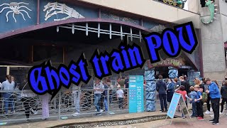 Ghost train POV Theme park Bot [upl. by Eide]