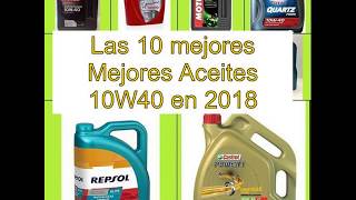 Las 10 mejores Mejores Aceites 10W40 en 2018 [upl. by Enorej]