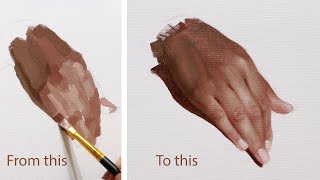 How to Paint a Hand [upl. by Airotkciv755]