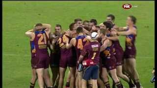 The last two minutes  Brisbane Lions v Geelong 2013  AFL [upl. by Nnyluqcaj483]