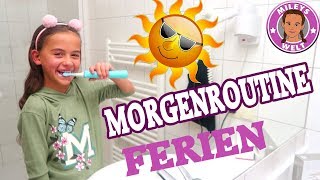 MILEYS MORGENROUTINE FERIEN  MILEYS WELT [upl. by Adyl]