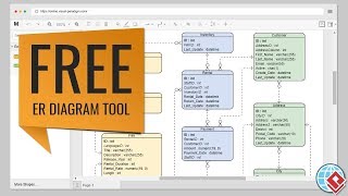 Free ER Diagram ERD Tool [upl. by Aillimat]