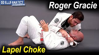 BJJ Basics  Lapel Choke by Roger Gracie [upl. by Alvord583]