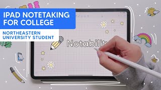 📝 How I take notes on my iPad Pro for college  ft Notability GIVEAWAY [upl. by Belden]