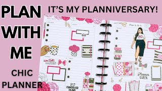 PLAN WITH ME  IT’S MY PLANNIVERSARY  LIVE LOVE POSH PLANNER INSERTS [upl. by Araj332]