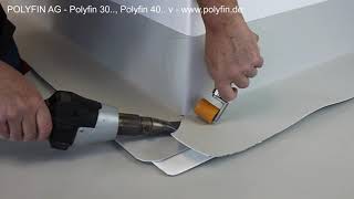 POLYFIN FPOTPO roof light corner with 2 patches Polyfin 1020 [upl. by Anhpad]