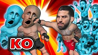 Ilia Topuria KOs Alexander Volkanovski [upl. by Glanville726]