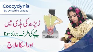 Coccydynia  Tailbone pain causes treatment and exercises by Dr Sahira Waqas [upl. by Knutson]