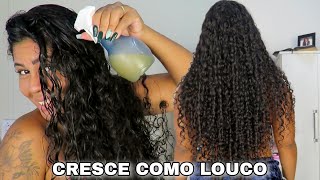 CABELO CRESCE EM 10 DIAS COM APENAS 2 INGREDIENTES MÁGICOS [upl. by Aicenad]