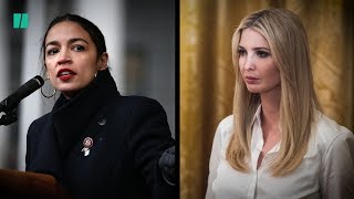 Alexandria OcasioCortez vs Ivanka Trump [upl. by Enohsal]