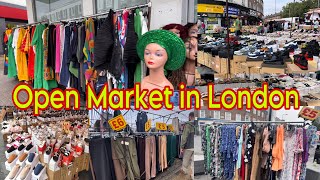 Open Market in London October 2024  Cheap Clothes and Accessories and More Walking tour [upl. by Fernald]