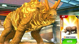 NEW BRONTOTHERIUM X3 MAX LEVEL 40  HT GAME [upl. by Elletse]