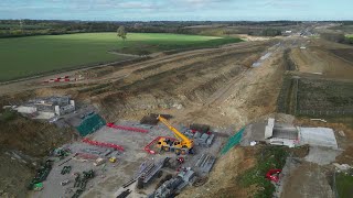 HS2 Bridleway Overbridge Mixbury [upl. by Yatzeck521]