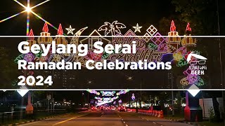 Geylang Serai Ramadan LightUp and Bazaar 2024 4k [upl. by Jaime]