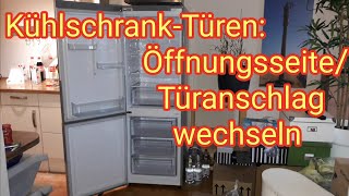 DIYAnleitung Öffnungsrichtung des Kühlschranks ändern  Do It Yourself [upl. by Sasha]