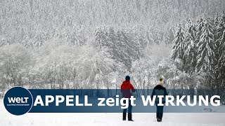 CORONAFLUCHT IN DEN SCHNEE Deutlich weniger Menschen auf Tagesausflügen in Skigebieten aktuell [upl. by Madden771]