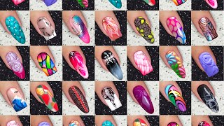 Nail Art Designs 20nails  Best Nail Art Compilation [upl. by Hoisch]