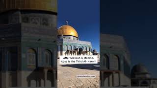 Importance of Aqsa Mosque Shorts [upl. by Adniralc]