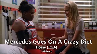 GLEE Mercedes Goes On A Crazy Diet and Faints  Home Subtitled HD [upl. by Peti]