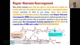 Carbocation Rearrangements I Wagner Meerwein Rearrangement [upl. by Neiluj]