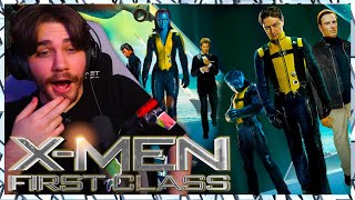 XMEN FIRST CLASS 2011 MOVIE REACTION First Time Watching [upl. by Ykcaj]