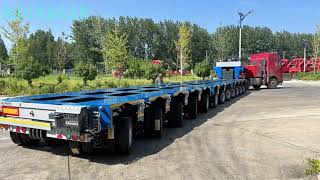 Goldhofer THPSL compatible Modular Trailer Thrilling Testing in Action [upl. by Bohs]