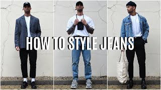 How To Style Jeans  4 EASY Outfit Ideas  Mens Fashion [upl. by Phillipp757]