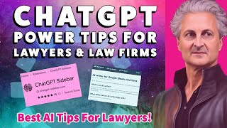 ChatGPT Power Tips for Lawyers amp Law Firms Embrace AI or Die [upl. by Jochebed917]