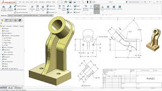 SolidWorks Tutorial for beginners Exercise 9 [upl. by Curzon]