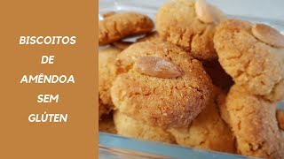 BISCOITOS DE AMÊNDOAS SEM GLÚTEN [upl. by Leo]