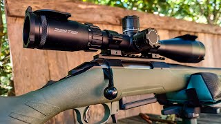 6mm Creedmoor Ruger American  100 Yard SightIn [upl. by Inessa]