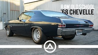 Raw Old School 68 Chevelle Doing Burnouts [upl. by Nirra]