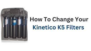 Kwater How To Change Your Kinetico K5 Reverse Osmosis Filters💧 [upl. by Sosna693]