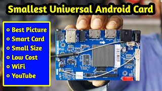 Smallest Universal Smart Android Board for LED TV Monitor and Laptop Screen HKV352RC A10 [upl. by Eilloh]