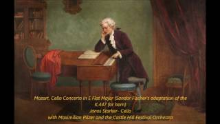 Mozart Cello Horn Concerto in E Flat Major K447  Starker [upl. by Ocir]