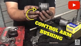 How to replace control arm bushings [upl. by Nojad]