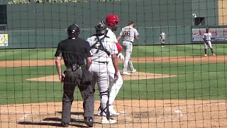 Ryan Cusick RHP Oakland Athletics — 2022 Arizona Fall League [upl. by Nellahs]