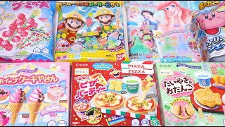 7 Popin Cookin and Interesting Japanese Candy Japan Souvenir DIY Candy [upl. by Payson816]