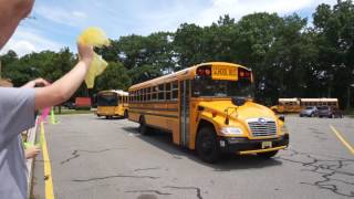 2016 CMS 5th Grade Clap out school bus parade [upl. by Oruntha224]