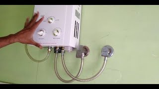 Gas geyser installation  water heater fitting  YK Electrical [upl. by Ydda]