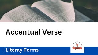 Accentual Verse  Literary Terms [upl. by Aneekat]