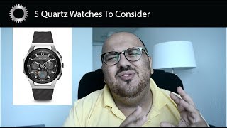 5 Quartz Luxury Watches You Should Consider  Federico Talks Watches [upl. by Nosiram873]