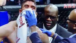 BRUTAL KO Alistair Overeem LIP INJURY [upl. by Bechler]