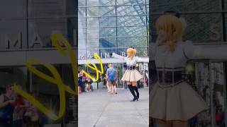 Puella Magi Madoka Magica Mami Tomoe Ribbon dance puellamagimadokamagica cosplay ribbondance [upl. by Sky]